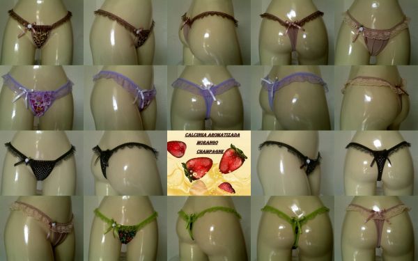 CALCINHA COM AROMA FIO DENTAL - KIT COM 50  PÇS COD-20